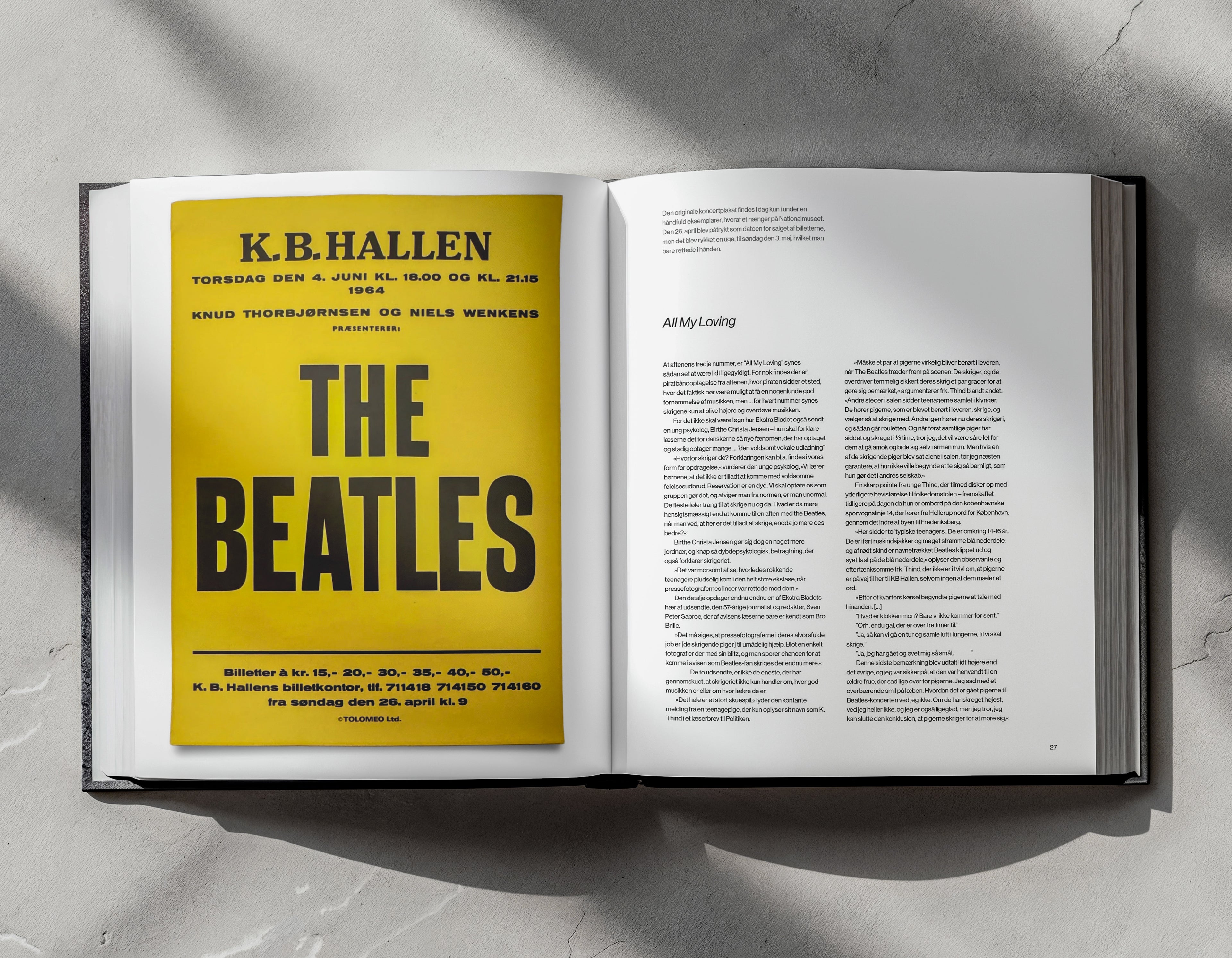 The Beatles i Danmark bog - til dig og en ven - FORUDBESTILLING